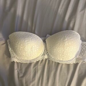 Kathy Ireland White Bandeau Intimates